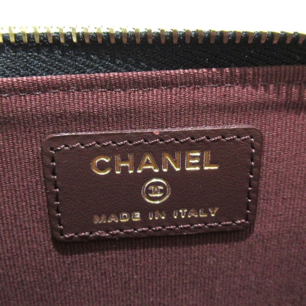 Auth Chanel Matelasse Black Caviar Skin #118223C15B - Picture 4 of 6